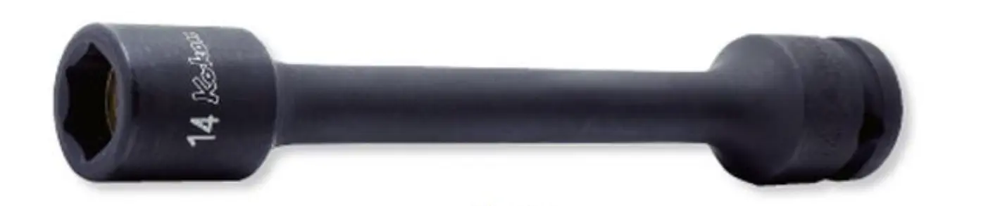 1/2" Sq. Dr. 6 Point 150mm Length Extension Socket in 10mm w/ Magnet