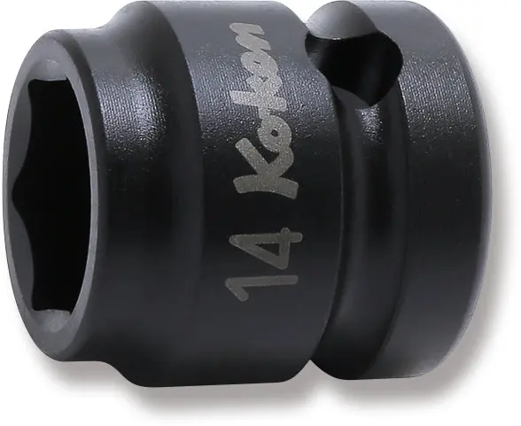 1/2 Sq. Dr. Thin Wall 6-Point Impact Metric Socket  14mm