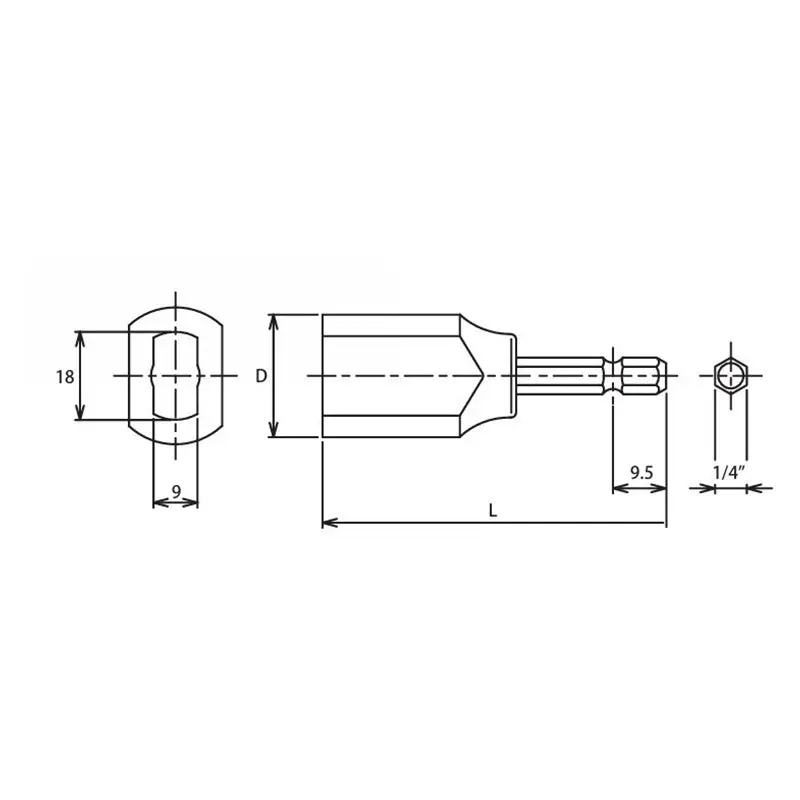 1/4 Hex Dr. Form Tie    70mm - Image 2