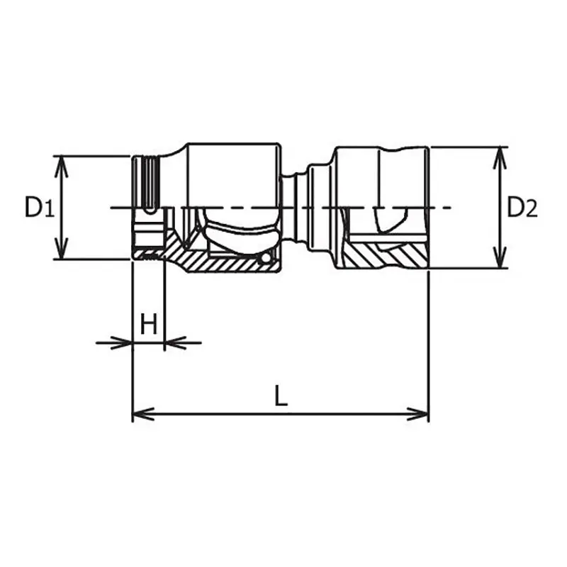 1/4 Sq. Dr. Z-series Universal NUT GRIP® Socket 10mm - Image 2