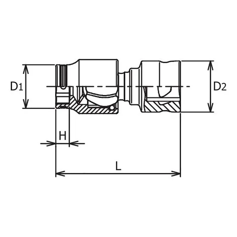 1/4 Sq. Dr. Z-series Universal NUT GRIP® Socket 12mm - Image 2