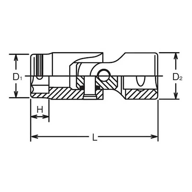 1/4 Sq. Dr. Universal NUT GRIP® Socket - 6mm - Image 2