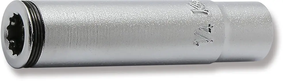 1/4" Sq. Drive 12-Point SAE Deep Nut Grip Socket in 1/4