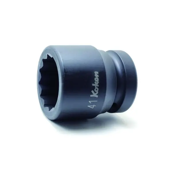 1" Sq. Dr. 12-Point Impact Socket in 80mm