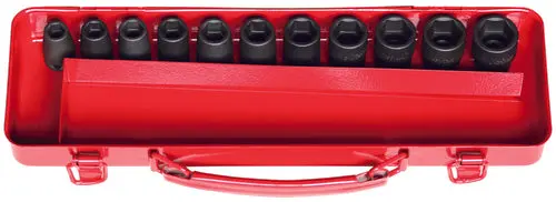 3/8 Sq. Dr. Socket Set 9-19mm 6 point 11 pieces