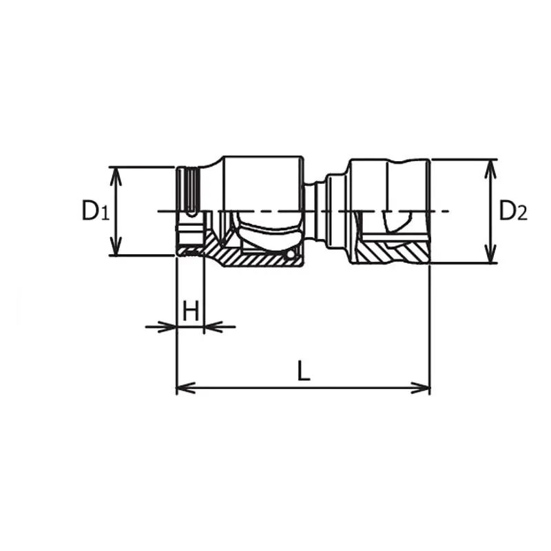3/8 Sq. Dr. Z-series Universal NUT GRIP® Socket 13mm - Image 2