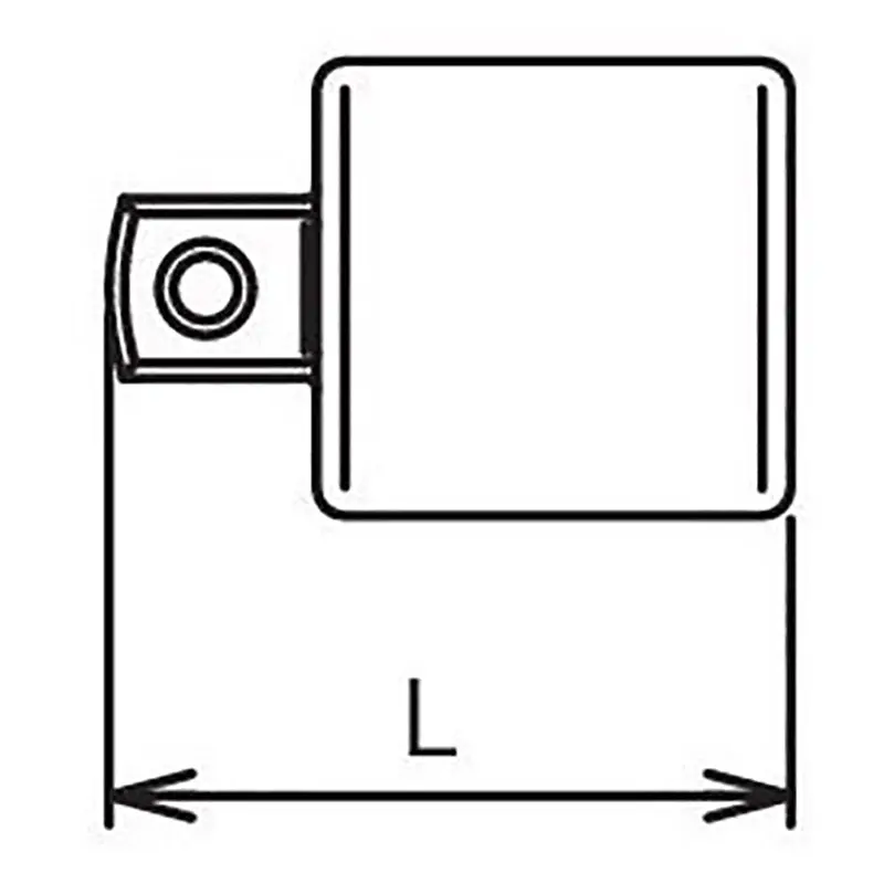 1/2 Sq. Dr. Adaptor  3/8 Square Length 600mm - Image 2