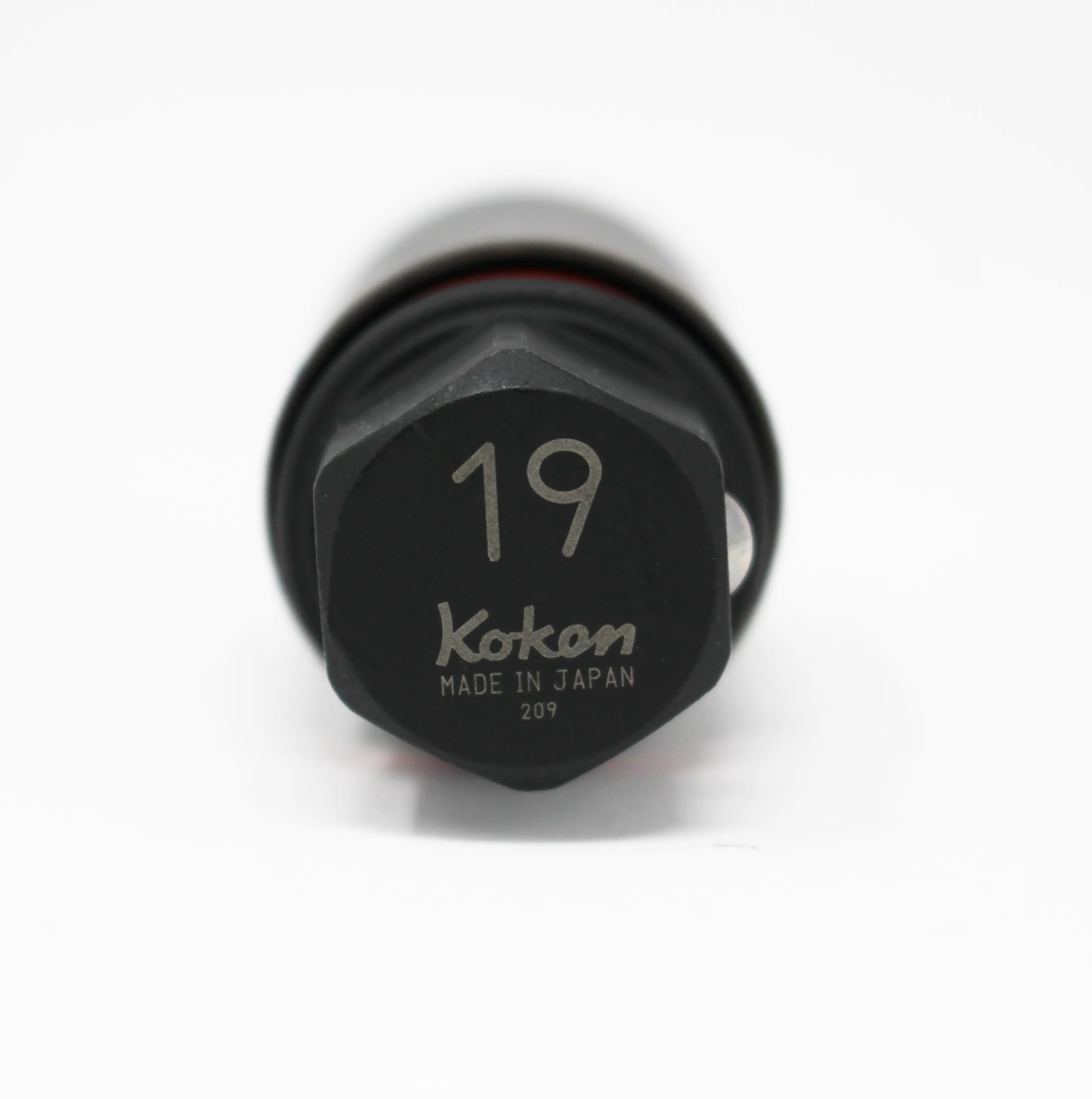 19 Hex Dr. Wheel Nut Adaptor Socket 19mm Extra Thin walled Length 52mm Color coded Protector - Image 3
