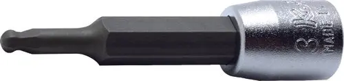 1/4 Sq. Dr. Bit Socket  6mm Ballpoint Hex Length 50mm