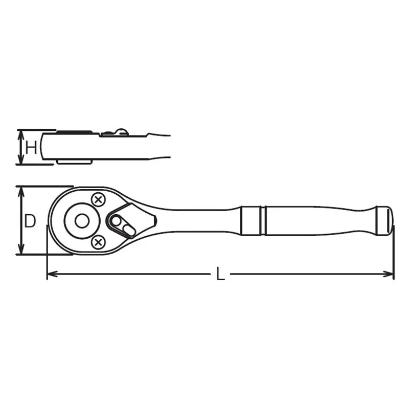 Flexible Bit Rachet 5/16 For 5/16H Bit, Reversible Ratchet - Image 2