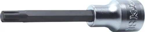 1/2 Sq. Dr. Bit Socket Ribe-CV M7 Length 100mm