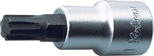 1/2 Sq. Dr. Bit Socket Ribe-CV M6 Length 60mm