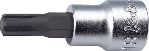 3/8 Sq. Dr. Bit Socket Ribe-CV M9 Length 50mm