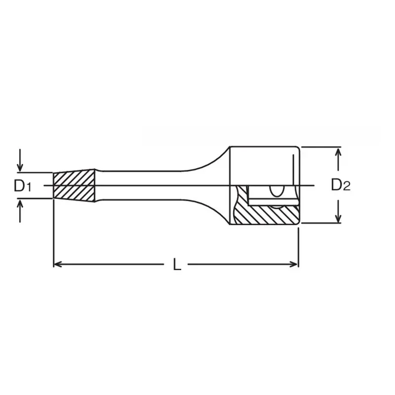 1/2 Sq. Dr. Bolt Twister 14mm Length 75mm - Image 2