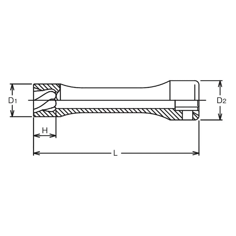 3/8 Sq. Dr. Nut Twister 11mm Length 80mm - Image 2