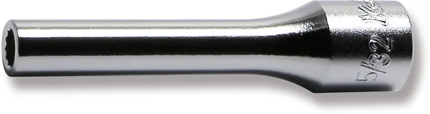 1/4 Sq. Dr. Socket  5/32 12 point Length 50mm