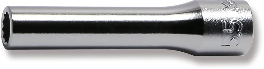 1/4 Sq. Dr. Socket 5.5mm 12 point Length 50mm