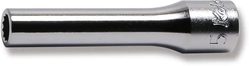 1/4 Sq. Dr. Socket 5mm 12 point Length 50mm