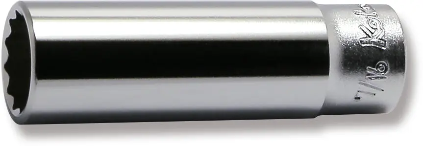 1/4 Sq. Dr. Socket 7/16 12 point Length 50mm