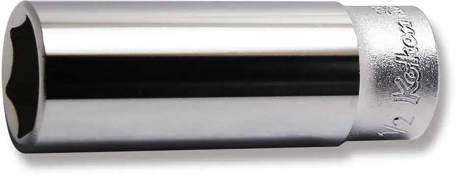 1/4 Sq. Dr. Socket 1/2 6 point Length 50mm
