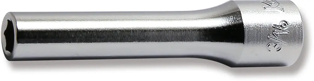 1/4 Sq. Dr. Socket 3/16 6 point Length 50mm