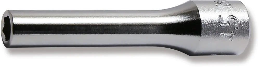 1/4 Sq. Dr. Socket 4.5mm 6 point Length 50mm