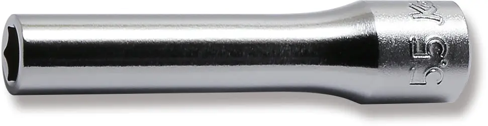 1/4 Sq. Dr. Socket 5.5mm 6 point Length 50mm