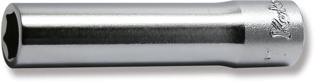 1/4 Sq. Dr. Socket  7mm 6 point Length 50mm