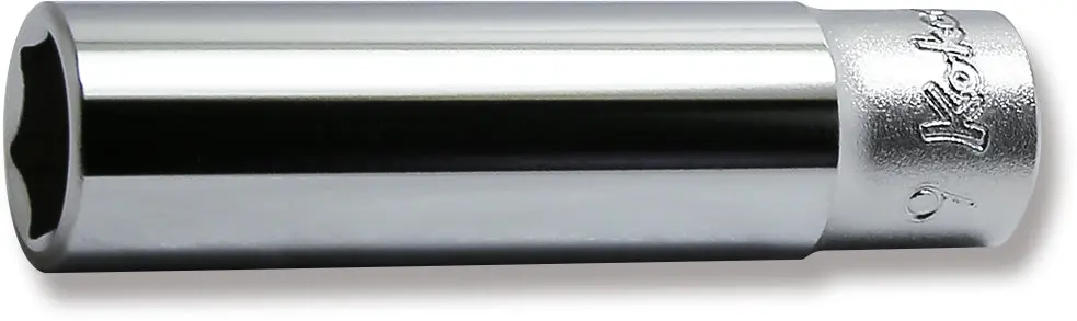 1/4 Sq. Dr. Socket  9mm 6 point Length 50mm