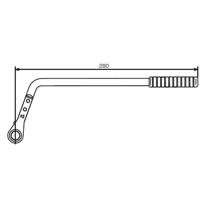 Door Hinge Wrench Set 8 pieces - Image 2