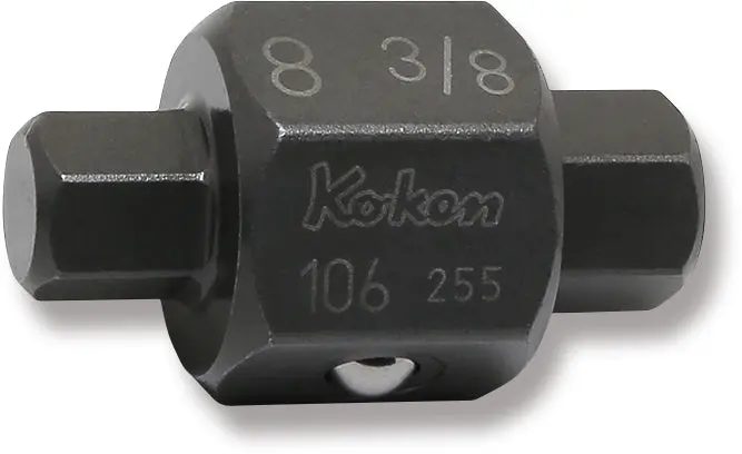 4-Point/6-Point Male Drain Plug Key Bits 8mm x 3/8 Hex x Hex Length 32mm
