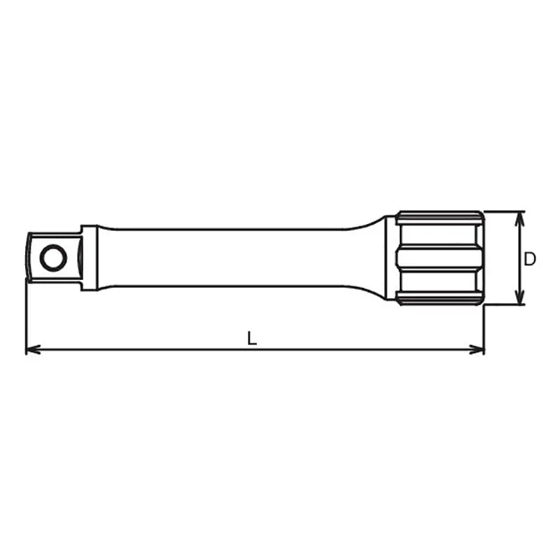 1/2 Sq. Dr. Extension Bar    Length 600mm - Image 2