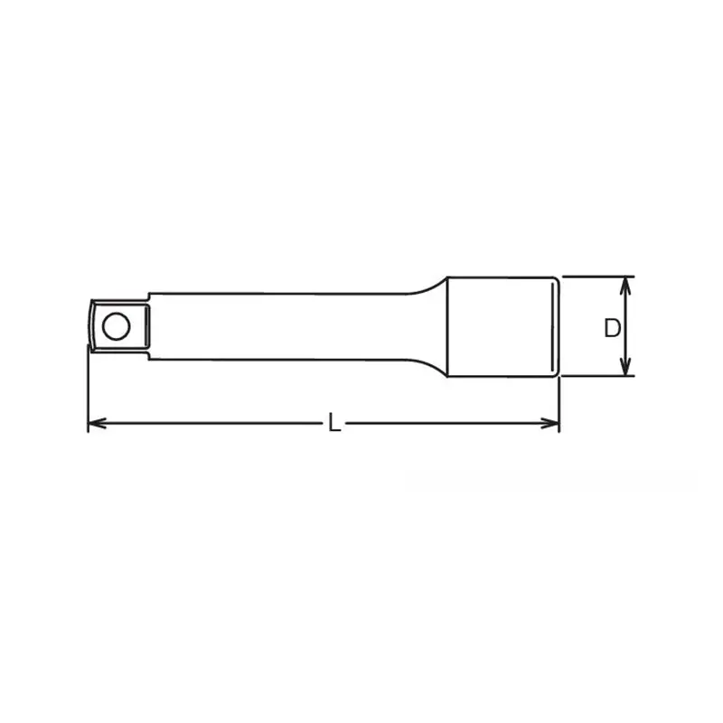 3/4 Sq. Dr. Extension Bar Length 125mm - Image 2