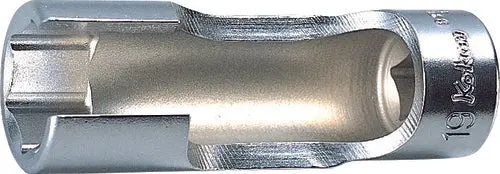 3/8 Sq. Dr. Flare Nut Metric Chrome Socket in 15mm