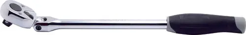 3/8 Sq. Dr. Ratchet Handle 24 teeth Flexible Head Length 285mm Plastic Handle