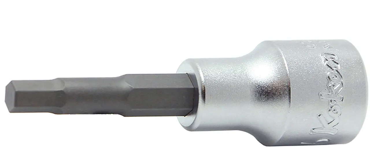 1/2 Sq. Dr. Bit Socket  10mm Hex Length 50mm