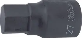 1 Sq. Dr. Bit Socket 19mm Hex Length 80mm