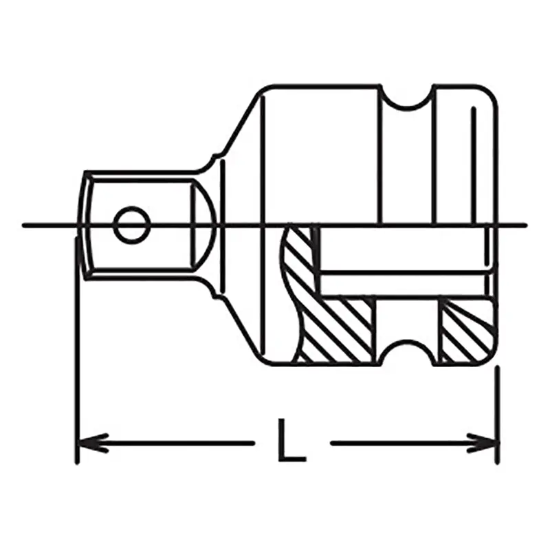 3/4  Square Drive Adaptor to 1/2 Square Drive - Image 2