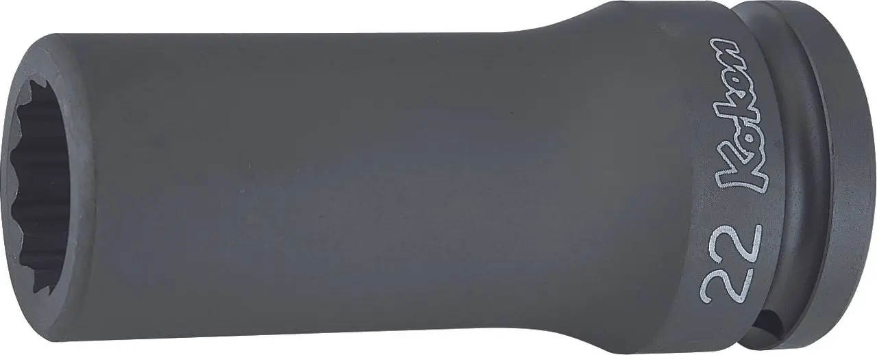 3/4 Sq. Dr. Socket  18mm 12 point Length 100mm