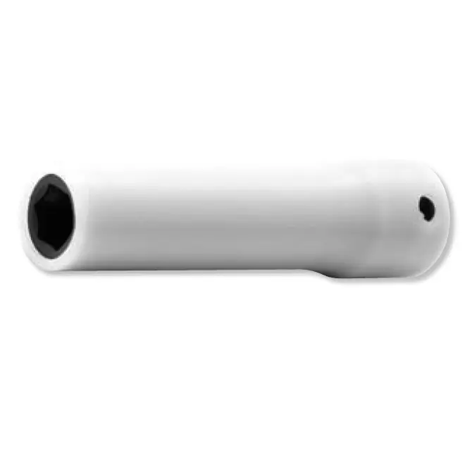 3/8 Sq. Dr. Socket with Plastic Protector 13mm 6 point Length 80mm Turnable POM cover