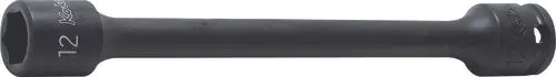 3/8 Sq. Dr. Extension Socket 6mm 6 point Length 200mm