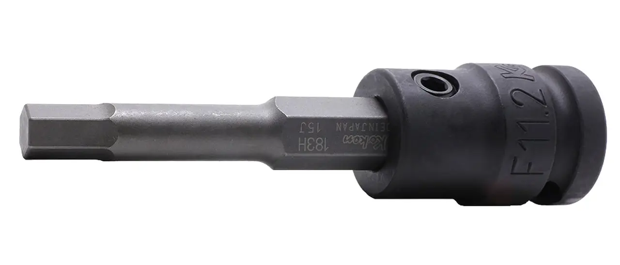 1/2 Sq. Dr. Bit Socket 6mm Hex Length 98mm