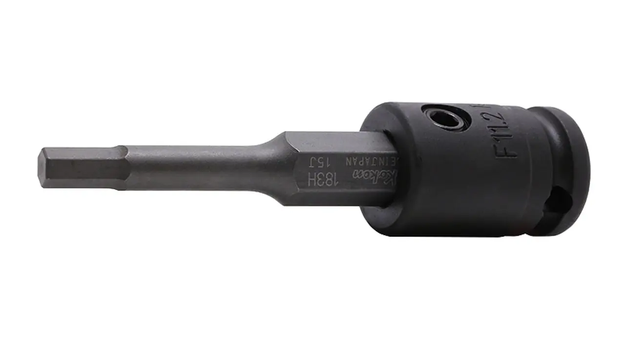 3/8 Sq. Dr. Bit Socket  12mm Hex Length 92mm