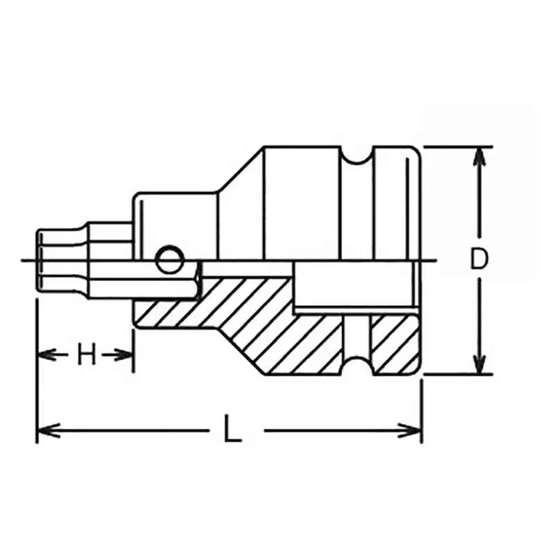 1 Sq. Dr. Bit Socket  18mm Hex Length 92mm - Image 2