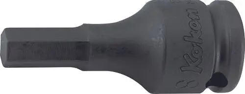 3/8 Sq. Dr. Bit Socket  3mm Hex Length 52mm