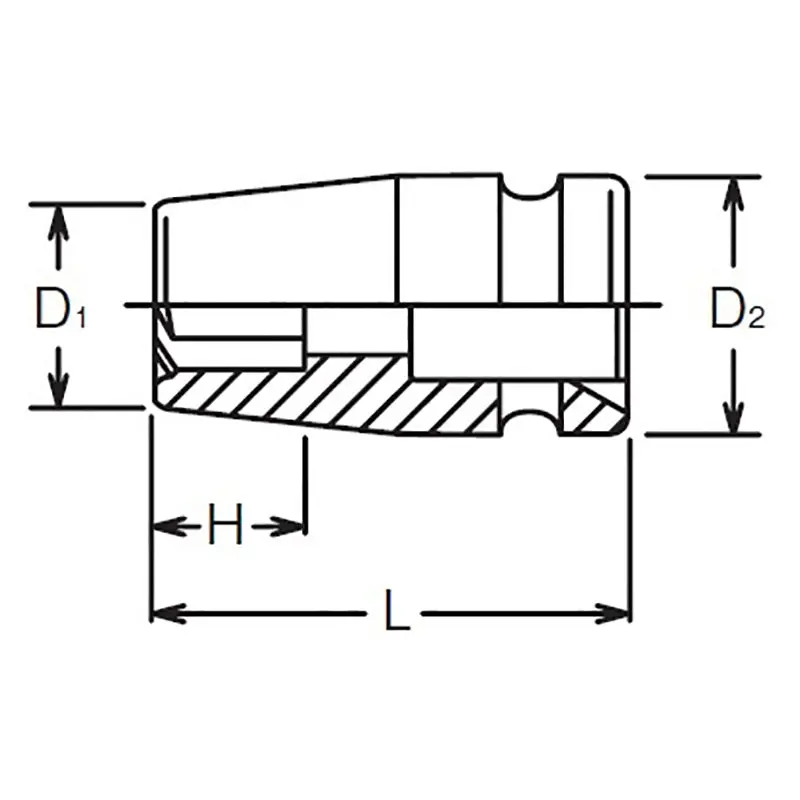 1/2 Sq. Dr. Socket  17mm Pathfinder Length 38mm - Image 2