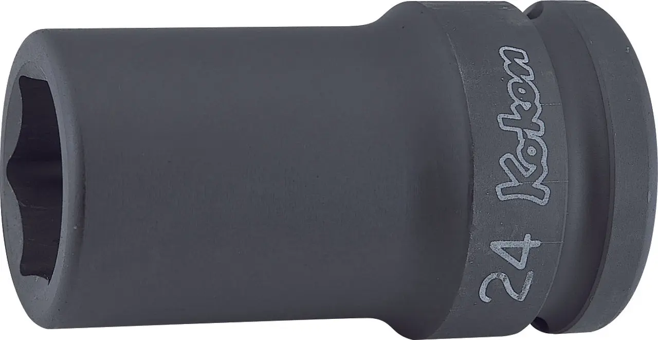 3/4 Sq. Dr. Socket  22mm 6 point Length 75mm Thin walled