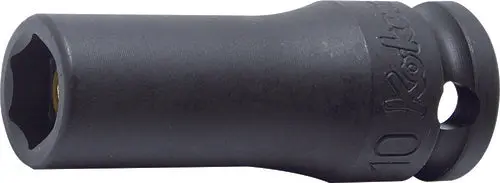 3/8 Sq. Dr. Socket  14mm 6 point Length 50mm Slide Magnet