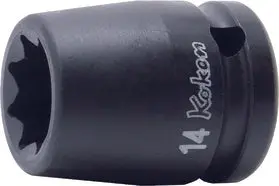 1/2 Sq. Dr. Socket 19mm Double Square Length 38mm