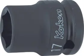 1/2 Sq. Dr. Thin walled 6 point Impact SAE Socket 3/8"